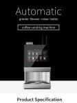 MDB Protocol Commercial Bean To Cup Coffee Vending Machine 2000W