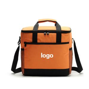 China Aluminum Foil Insulated Cooler Lunch Bag 600D Plain factory