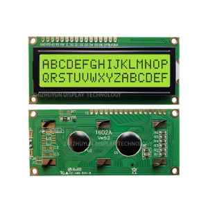 Green Background 3D LCD Display Module With Remote Control