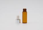 2ml Mini Amber Glass Tincture Essential Oil Dropper Bottle