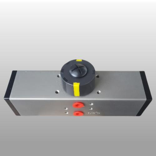 Aluminum Double Action Pneumatic Actuator 135 / 180 Degree Pneumatic Rotary
