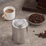0.5 Pound 1 Pound Coffee Tin Cans 500G Metal Square Tin With Valve