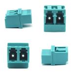 OM3 Multimode Duplex LC Fiber Optic Adapter High Low Type LC Fiber Coupler