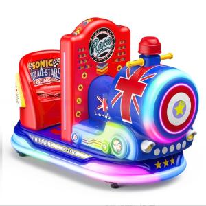 China Dreamland Coin operated double players kids motorcycle bike on car children kiddie rides for kids game room factory
