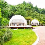 Area 28sqm Outdoor Dome Tent Hotel Geodesic Dome Tent For Sale