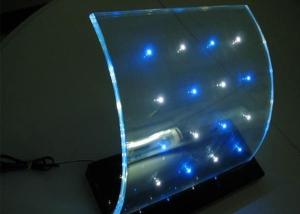 China SMD2427 P10 Curved Laminated LED Glass Panel 1300x3600mm factory