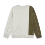 Round Neck Mens Embroidered Sweatshirt Thermal Lining And Soft Fleece Fabric