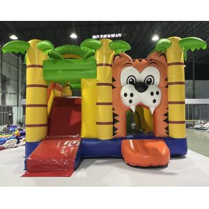 China PVC Tarpaulin Inflatable Bouncy Castles Inflatable Jumping House Lion Design on sale