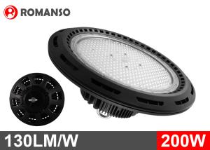 China Meanwell Driver CE ROSH IP65 UFO LED High Bay light 200w 5 Years Warranty factory