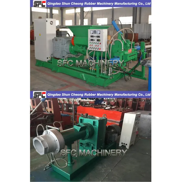 Degassing Cold Feed Rubber Extruder with Complete Specifications