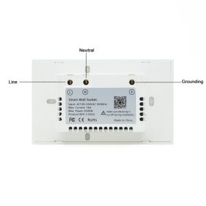 Voice Controlled Tuya Wifi Wall Socket For Easy Home Automation