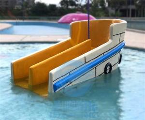 China Commercial Mini Pool Slide Fiberglass Water Park Pool Slide Anti Static For Hotel factory