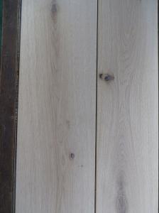 China Invisiable oil Oak engineered wood flooring, rustic grade and natural color factory