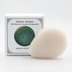 China Face Exfoliating Gradient Natural Konjac Sponge No Preservatives Teardrop Bath Sponge factory