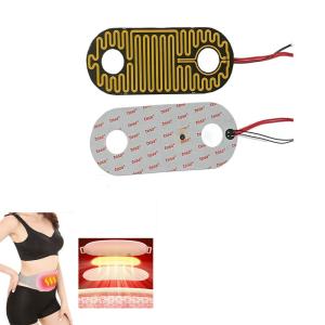 China Multifunctional Polyimide Flex Heater For Warm Palace Belt Massager factory