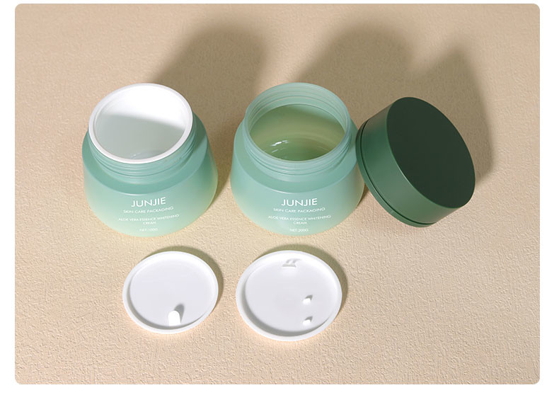 High-quality Cone Skin Care Product Plastic Bottle Set 250ml Large Capacity Skin Care Water Plastic Bottle 100g Massage Cream