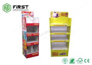 China Corrugated Paper Floor Standing Displays Foldable Carton Floor Stand factory