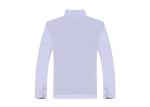 Cotton 2 - ply Interlock Button Cuffs Long Sleeve Polo Shirts Casual Type