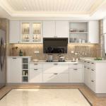 18mm Countertops Hotel Kitchen Cabinets Overall Quartz Stone