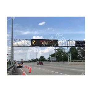City Roadside Variable Message Sign with 250-300m Viewing Distance >120Hz
