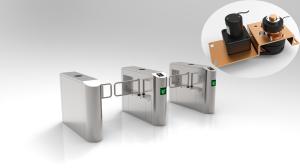 China Disable Channel Turnstile Security Doors , Turnstile Barrier Gate 304 Stainless Steel factory