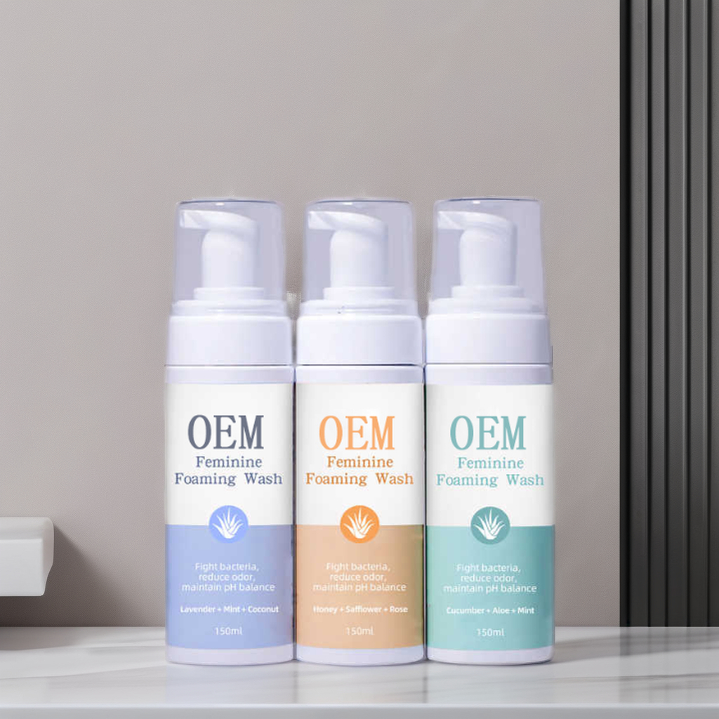 OEM / ODM Customized Facial Skincare Facial Cleanser Plant Extracts Moisturizing Oil Controlling Pore Shrinking Cleansing Mousse