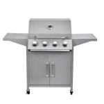 Customized Logo Acceptable 4 Burners Gas BBQ Grill for end Grilling of Chicken