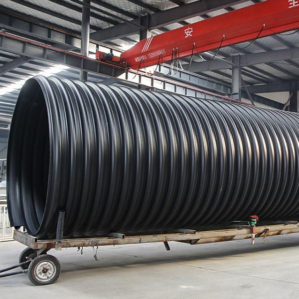 100 Ft Polyethylene Corrugated Drainage Tubing Corrugated Perforated Pipe