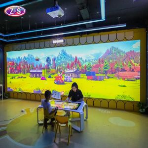 3LCD Immersive Interactive Wall Drawing Game Live Painting Edutainment Systems
