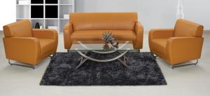 China Modern PU leather China reception office sofa factory