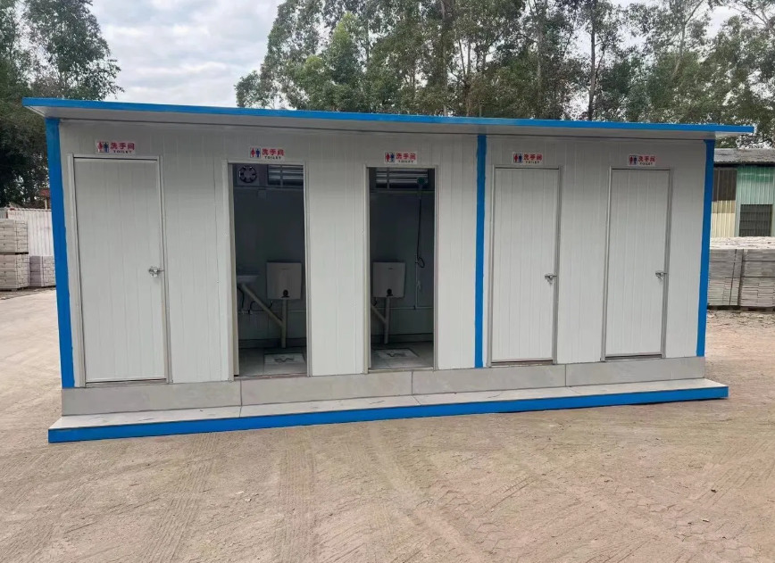 Containerized Emergency Sanitary Container Removable Toilet Anti Corrosion
