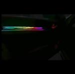 Ambient lights Rainbow symphony dynamic carbon fiber Ribbon style for Honda