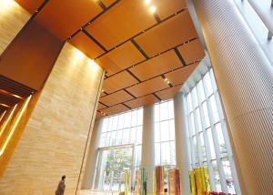 China Decorative Insulated Aluminum Metal Ceiling For Exhibition Hall Customized factory