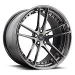 Gloss Black Customized Alloy Rims For Ferrari 458 / 21inch 2-PC Forged Rims
