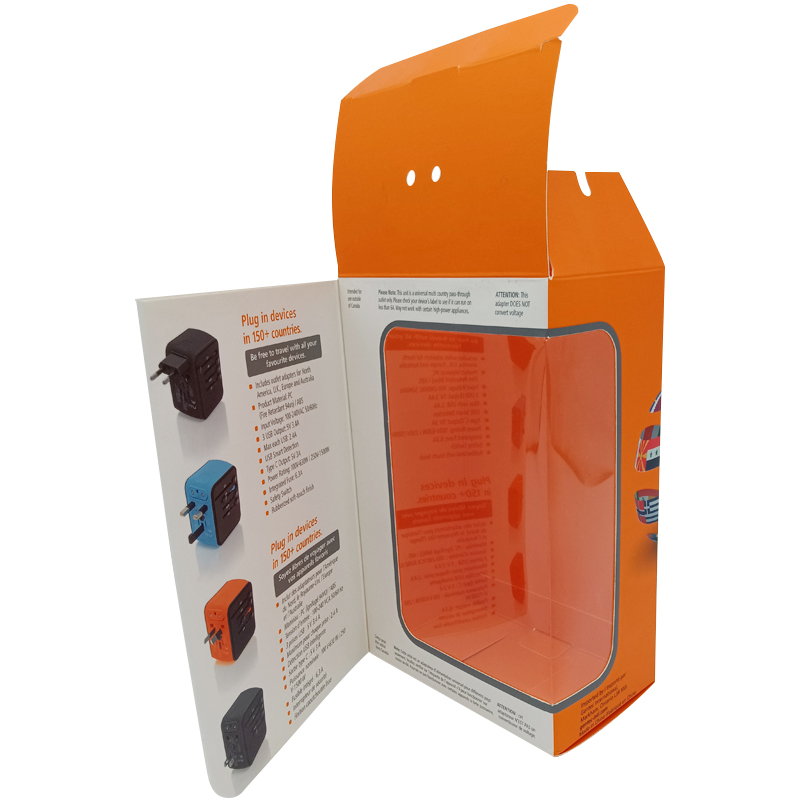 Cell Phone Charger Packaging Boxes , Biodegradable Power Bank Packaging Box Customized
