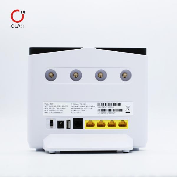 OLAX CAT6 AC1200 Wifi 6 modem Gigabit 2.4G 5.0GHz Dual-Band 300Mbps wifi6 Wireless mesh router