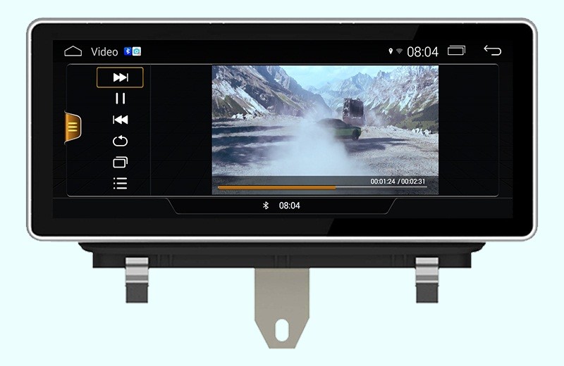 Ouchuangbo 10.25 inch car audio gps navi for Audi Q3 2011-2018 support BT aux android 4.4