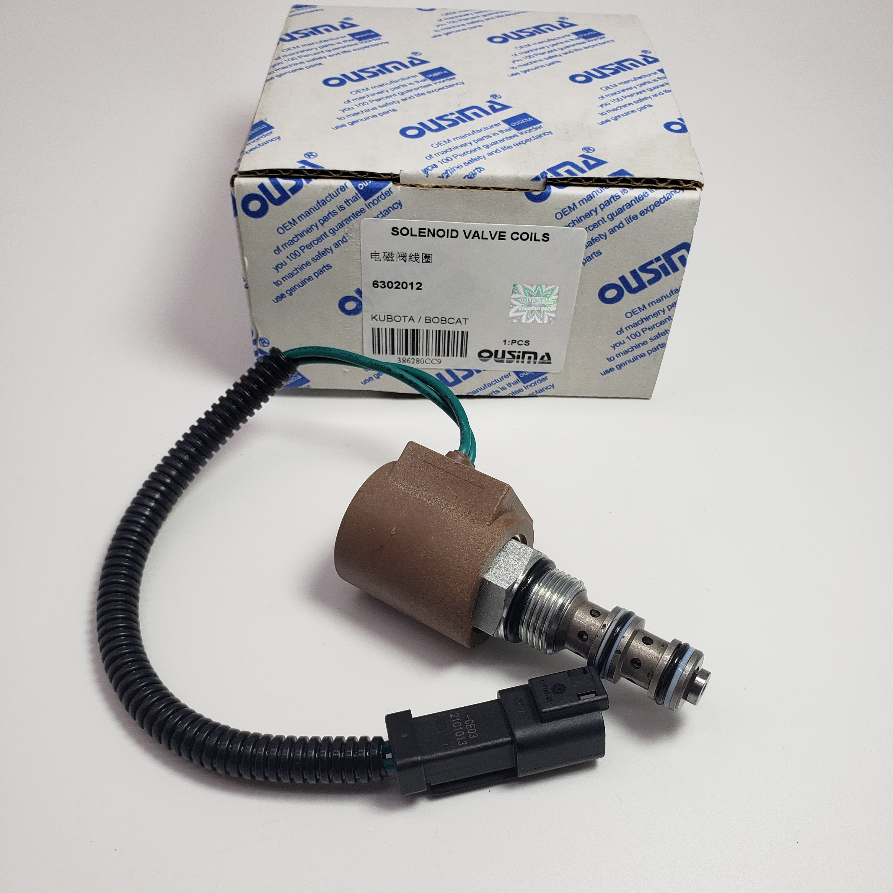 Eletrical Part Solenoid Valve Coils 6302012 For KUBOTA BOBCAT