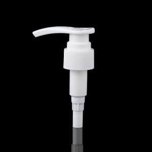 China 24mm 28mm Hand Wash Bottle Cap Ribbed Hand Cream Pump Dispenser factory