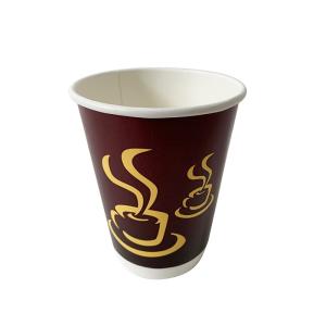 China Insulated 12 Oz PE Coated Paper Cup Perfectouch Double Layer Paper Cup factory