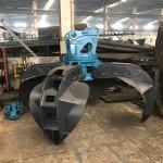 Hydraulic Orange Peel Grab Steel Scrap Grapple Excavator 360 Degree Rotation