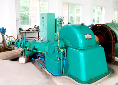 Vertical Water Turbine Generator / Turgo Turbine For Hydropower Plant