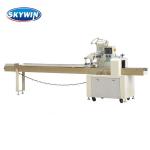 Horizontal Auto Flow Wrap Packing Machine For Cake Tray / Snack Plates / Mask