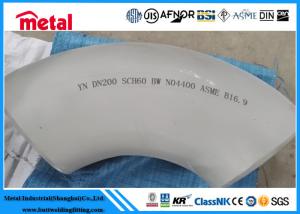 China NO4400 90 Degree Steel Pipe Elbow LR Monel 400 Nickel Alloy Pipe Fittings factory