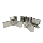 12mm pivot Glass Door Hardware Accessories L Patch Fitting SS201 Material