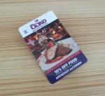 Plastic 125 Khz Rfid Tag Card , T5577 Iso Office Access Card White Color