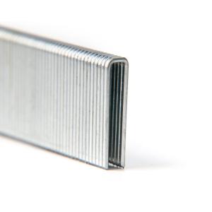 China U Type 18 Gauge Staples 5.7 mm Crown Narrow 90 Series 22mm Air Gun Staples Galvanized factory