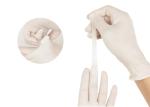 White Disposable Protective Gloves Powder Or Powder Free Disposable Latex Gloves
