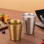 4 Pieces Stackable Stainless Steel Kids Tumblers Sturdy And User Friendly Metal
