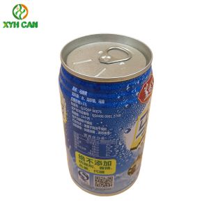 China Cold Beverage Tin Can 240ml BPA Free CMYK Printing Round on sale